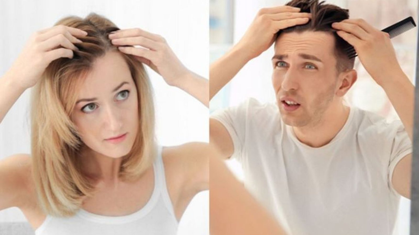 this image shows Hair Maintenance for both men and women